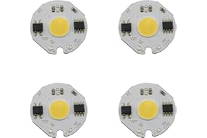 ZCZQC LED Chip 4PCS 110V 3W White High Power COB LED COB Lamp Beads LED Lamp Bulb Chips Light-Emitter Diode Chips