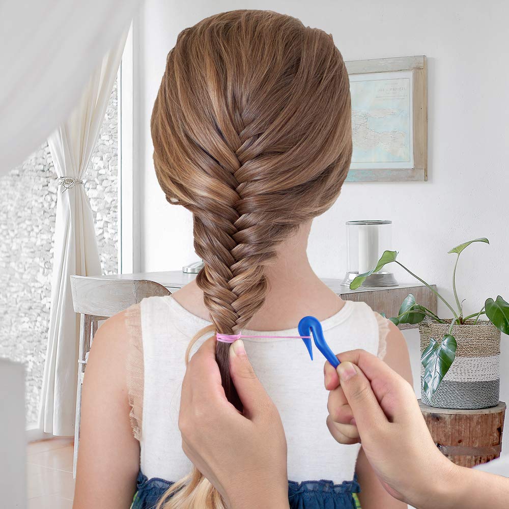 Elastic Hair Bands Remover, TsMADDTs 4pcs Pony Pick For Cutting Pony Rubber Hair Ties Pain Free Ponytail Remover Tool 50pcs Colored Rubber Hair Ties : Beauty