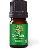 Aromatics International Premium Organic Corn Mint Essential Oil 5ml | 100% Pure Essential Oil for Diffusion & Aromatherapy