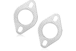 2PCS Exhaust Gasket Set,Graphite Composite High Strength Exhaust Manifold Gasket for Exhaust Flange Repair and Replacement,Un