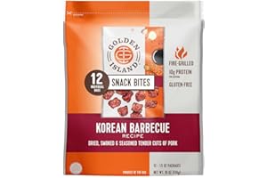 Golden Island Asian Tradition with a twist Snack Bites Smoked and Seasoned 1.5 Oz - 12 Pack