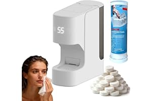 X.O. GOLD-888 Automatic Hot Towel Dispenser, Hot Face Towel Warmer, Heats up in 5 Seconds, 131°F Adjustable Constant Temperature, Disposable Face Towel Warmer Dispenser, Smart Voice Alerts (1Set+20 Towel)