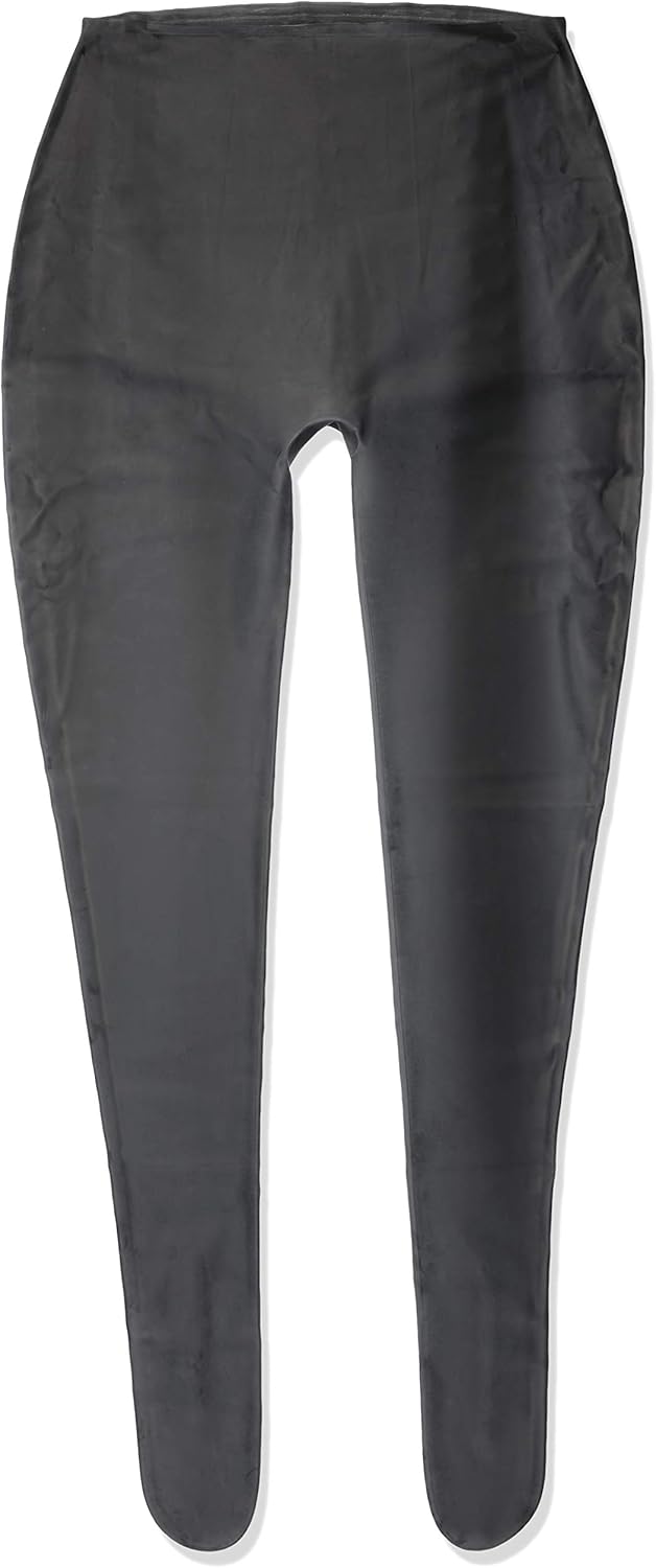 Panta Tights with Foot Whole Black of Latex S, Black (Nero 001)