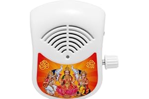 Devotional 22 in 1 Mantra Chanting Box with Speaker | Om Shri Bhajan Machine | Gayantri Mantra Player | Plug & Play Mantra Be