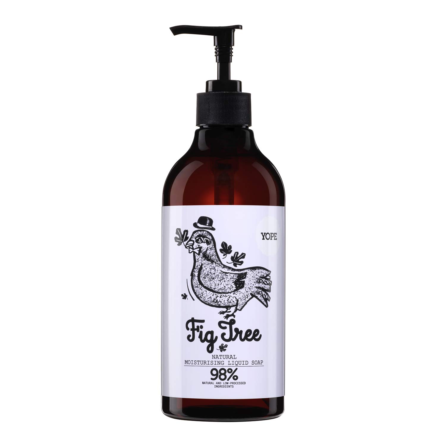 YOPE Liquid Hand Wash Moisturising | Against Damage | Regenerating Allantoin | Vitamin B5 | Coconut & Sunflower Oil | Vegan | Fig Tree 500 ml
