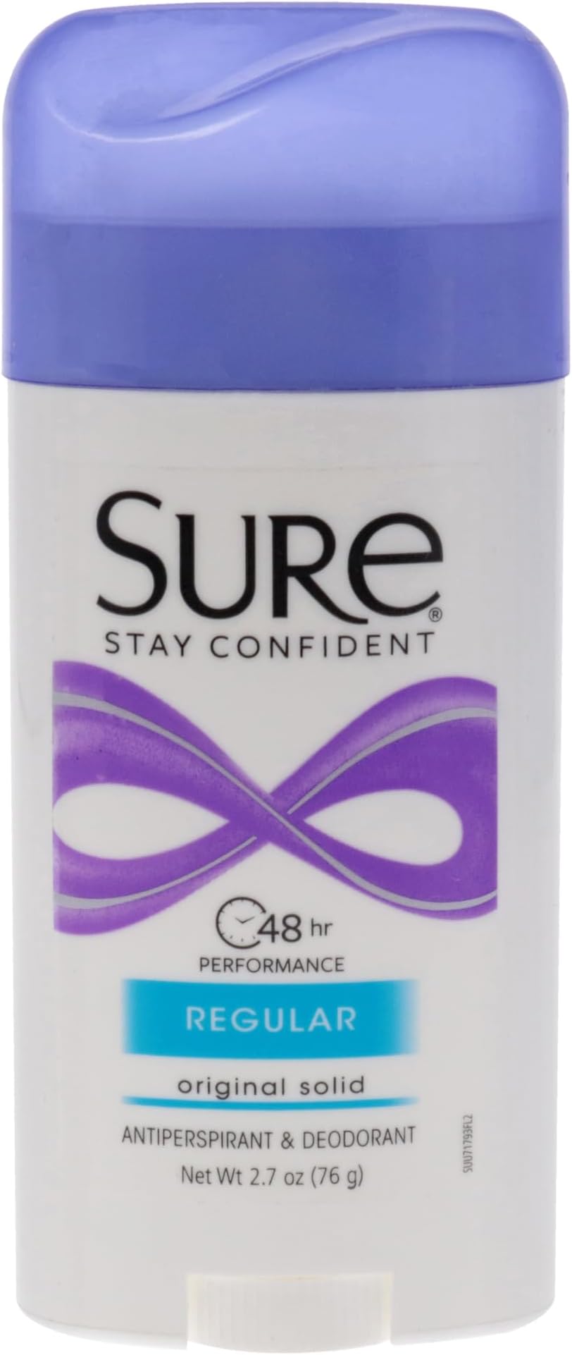 Sure Wide Solid Antiperspirant Deodorant Regular Scent Unisex 2.7 oz