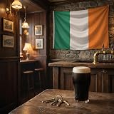 Storm&Lighthouse 5ft x 3ft Ireland Flag with Eyelets for St. Patrick's Day view 5