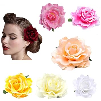 Artificial Flower Clips Hair Accessories