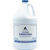 CPDI Clear Ammonia Cleaner Liquid, 1 Gallon, Multipurpose, Multi-Surface Cleaning Solution Removes Grease, Hard Water Stains, and Odors, Kitchen and Bathroom Use