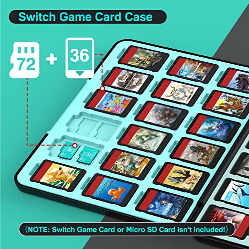 CYKOARMOR Switch Game Case for Nintendo Switch/OLED/Lite, Switch Game