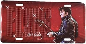 msp Elvis License Plate '68