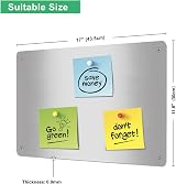 Raweao Magnetic Wall Board A3 43.5x30cm Stainless Steel Thin 0.8mm view 7