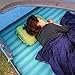 Hikenture Camping Travel Pillow Small Backpacking Pillow - Blow Up Compressible Neck Lumbar Support for Hiking, Travel, Beach