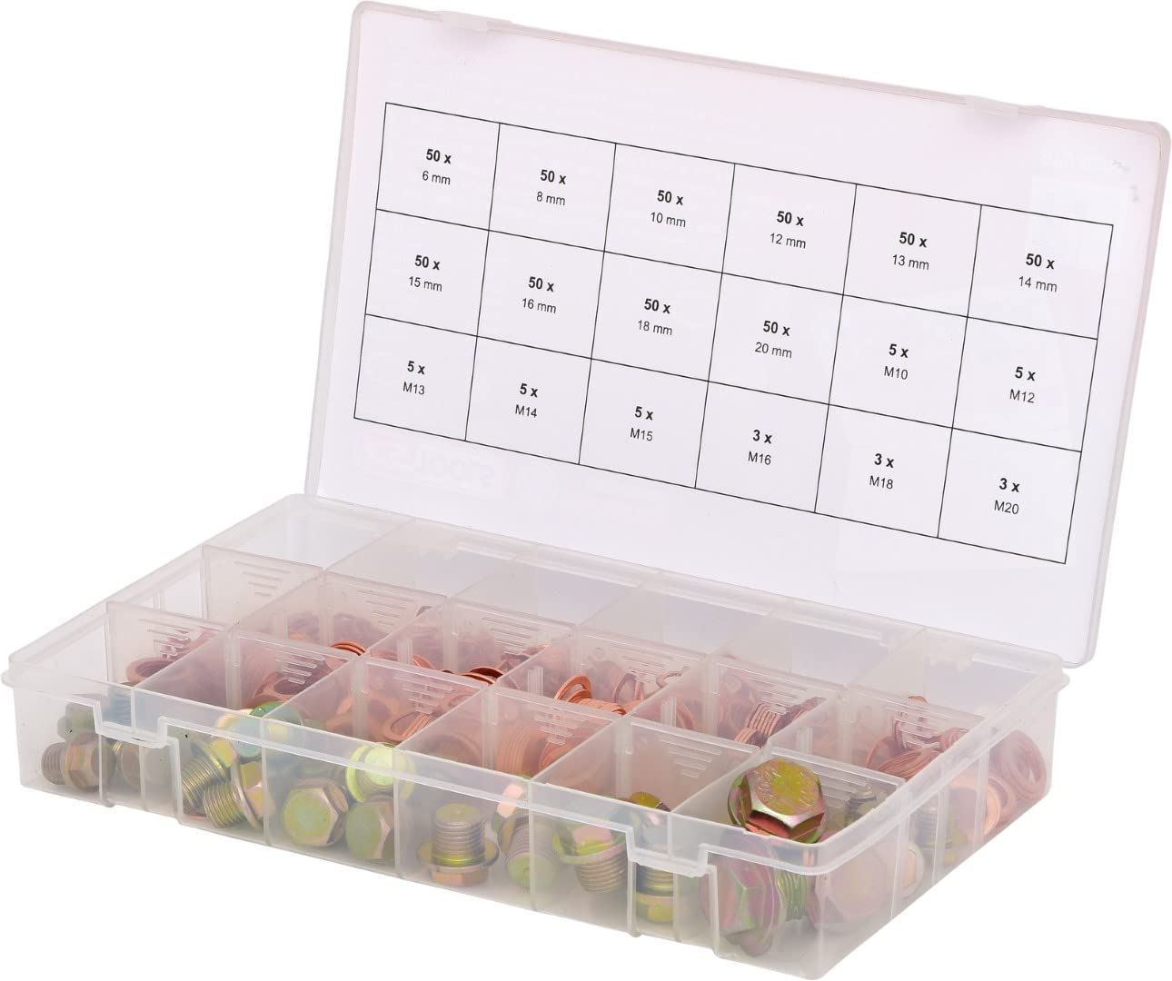 KS Tools 970.0200 Oil Sump Screws and Gaskets Assortment