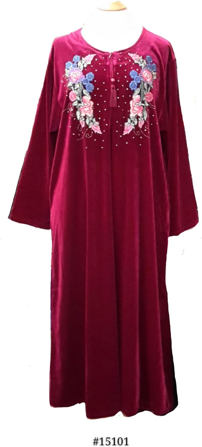 ladies velour kaftans