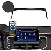 FETUSI Car Phone Holder Fit for Chevy Suburban Tahoe/GMC Yukon 2021-2024 Accessories 10.2-Inch Screen Fixed Clip, Cell Phone Mount Compatible with MagSafe Hands-Free 360° Rotation Automobile Cradles