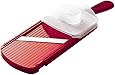 Kyocera Advanced Ceramic Adjustable Mandoline Vegetable Slicer w/ Handguard-Red