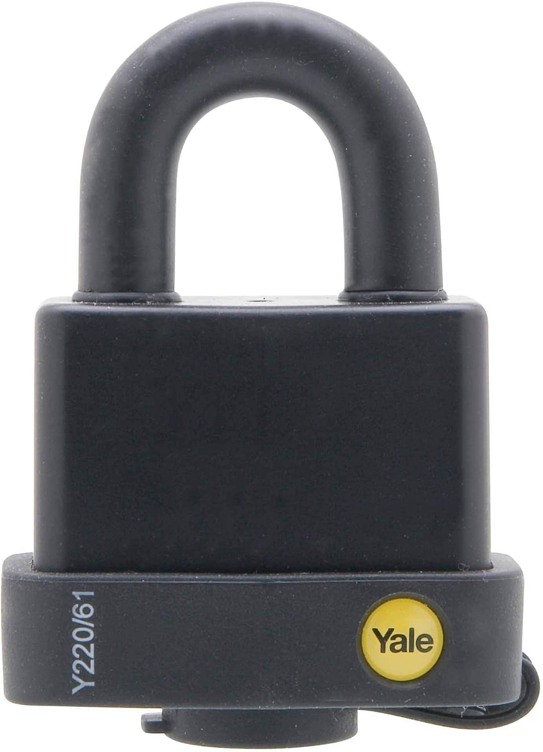 Yale Y220/61/123/1 Weatherproof Open Shackle Padlock, 61mm, pack of 1