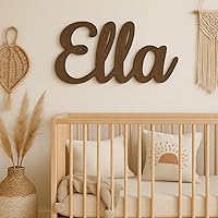 Personalized Name Wooden Letters 8'' to 35'' wide Custom Sign Nursery Decor Baby Shower Decoration Girl and Boy Over Grib Wal