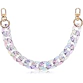 Acrylic Purse Chain Bag Chain Strap Detachable Purse Extender Chains for Handbags Shoulder Bag Crossbody