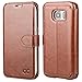 OCASE Galaxy S7 Edge Case Leather Wallet Flip Case for Samsung Galaxy S7 Edge (BRONW)