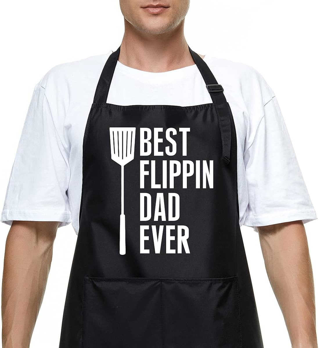 Aprons For Dad Arrive Before Christmas 2022 Funny Apron for Men Dad Papa Husband, Best Flippin Dad Ever