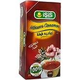 bonballoon Isis Hibiscus Cinnamon Tea Bags Pure Natural Dried Premium Egyptian Herbal Herb Powder Grounded Arabic No Gmo Kosher Halal (1 Pack = 20 Bags) شاى كركديه قرفة ايزيس حلال