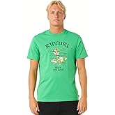 Rip Curl Mens Graphic Short Sleeve Crew Neck T-Shirt, Standard Fit