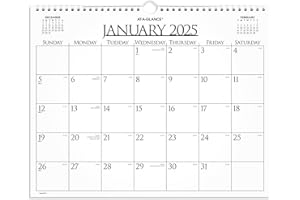 AT-A-GLANCE 2025 Wall Calendar, Monthly, 15" x 12", Medium, Business (997-1-25)