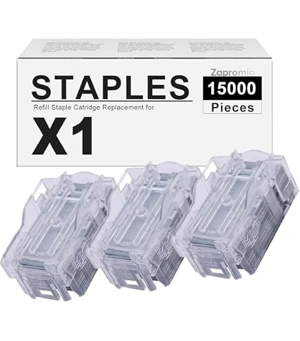 Canon ステープルカートリッジX1 2個セット Amazon.com: Canon 0146C001 Staples X1 3 x 5000 Pieces : Industrial