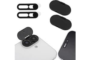 4pcs Privacy Cover Set Compatible with iPhone 16/16PLUS/17, Including Front and Rear Camera Lens Cover for Protecting Privacy