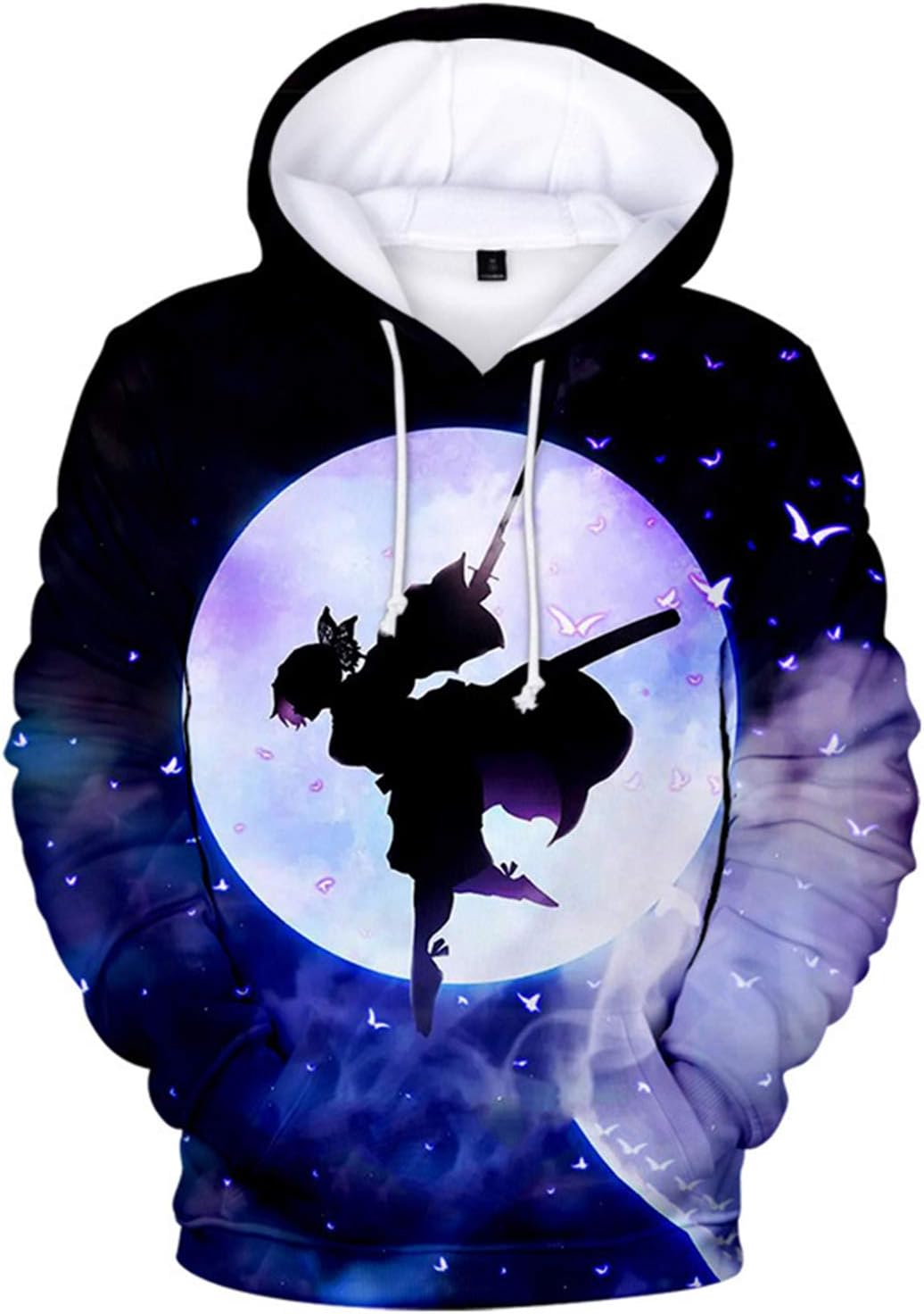 Fashion Hoodie 3D Printing Demon Slayer Graphic Hooded Anime Sweatshirt Hip Hop Sportswear 