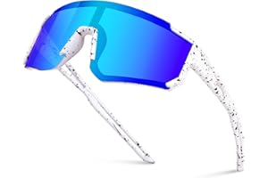 AGGKKY Polarized Kids Sunglasses, Youth Baseball Sunglasses for Boys Girls, Cycling Sun Glasses UV400 for Kids Ages 8-14