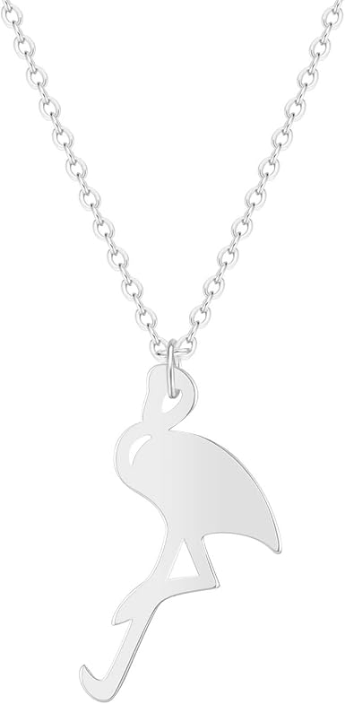 Delicate Silver Flamingo Anklet,Dainty Bird Anklets for Women,Flamingo Foot  Ankle Bracelet Jewelry