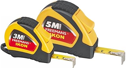 FREEMANS Ikon 3m:16mm Measuring Tape + Ikon 5m:19mm Measuring Tape