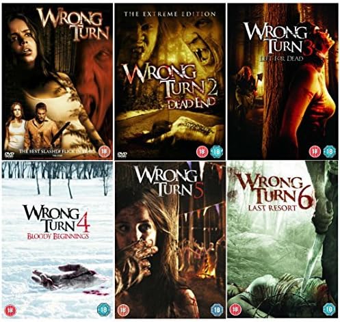 Wrong Turn 1 6 Complete Dvd Collection Wrong Turn Wrong Turn