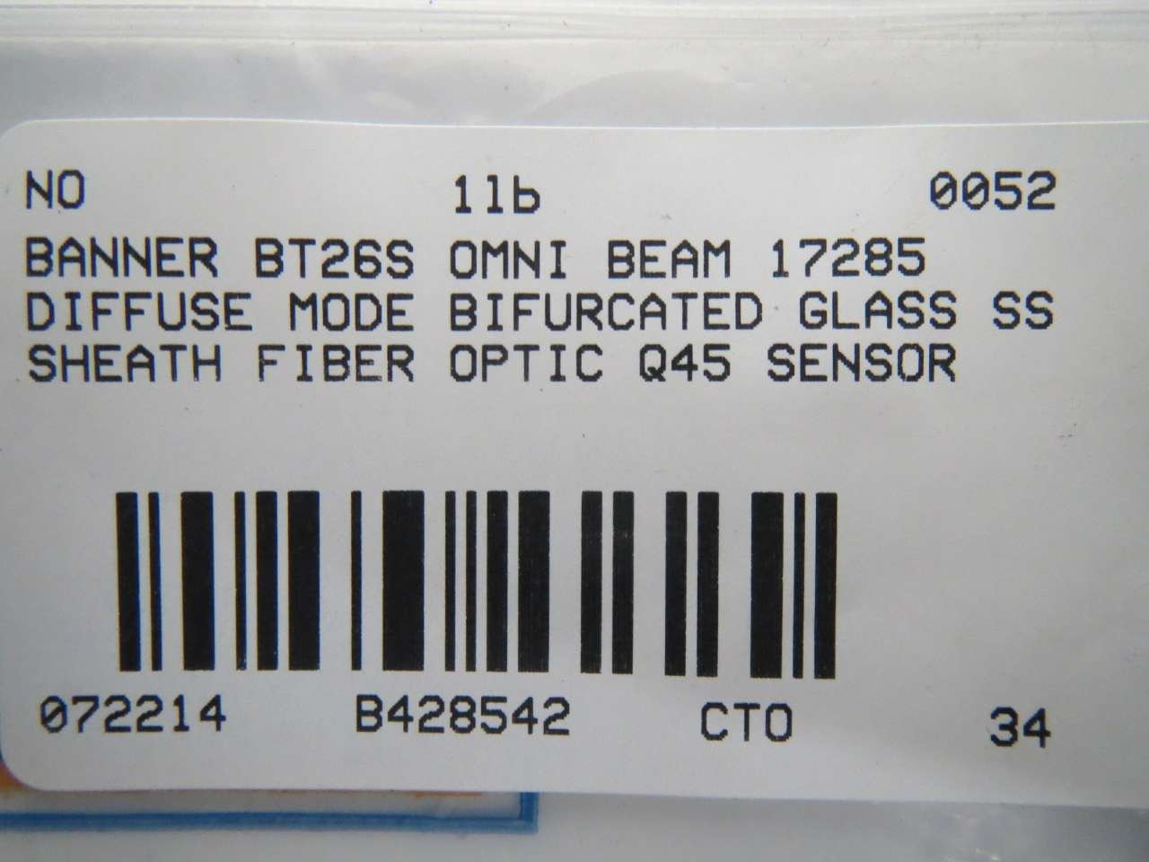 Amazon Com Banner Engineering Bt26s Diffuse Mode Bifurcated Glass
