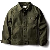 Huckberry Flint and Tinder Dry Wax Trucker Jacket, Unlined Mens Lightweight Cotton Jacket
