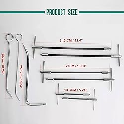 SUZLAZYR 23pcs Packing Extractor Set, Steel Alloy