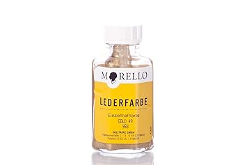 Morello Lederfarbe gold