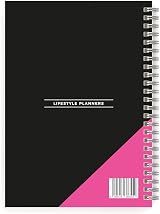 Lifestyle Planners Workout Tracker A5 104 Page 100 Workouts Planner view 5