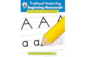 Carson Dellosa Traditional Handwriting: Beginning Manuscript, Grades K - 2 Resource Book