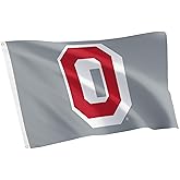 Desert Cactus Ohio State University OSU Flag - 3 x 5 Feet Buckeyes Banner, Indoor/Outdoor Durable Fabric, 100% Polyester Design (Style J)