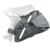 SKS GERMANY Roll-Top Trail Saddle Bag L 2.0L | SKS Flow Roll-Top Trail Saddle Bag 2L Waterproof, Durable Mountain &amp; Gravel Bike Bag