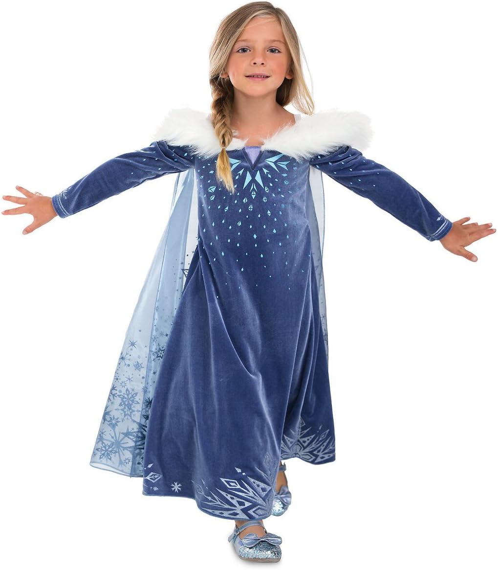 Amazon エルサ アナと雪の女王 家族の思い出 ドレス なりきり コスチューム 日本未発売 Usディズニーストア 並行輸入品 仮装 キッズ 子供 ディズニー プリンセス 140 Usサイズ9 10 キッズコスチューム 変身 なりきり おもちゃ