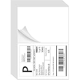InpourPack 1000 Half Sheet Self Adhesive Shipping Labels, 8.5" x 5.5" Address Labels Laser/Ink Jet White Blank Shipping Stickers(500 Sheets)