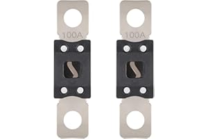 VEXUNGA Mega Fuse 100A MEGA/AMG/ANM Screw Fuse 100 Amp 100Amp High Current Strip Bolt-on Fuses for Cars (Pack of 2pcs)