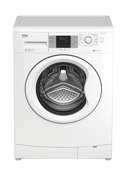 Beko WMB 71443 LE Waschmaschine Frontlader / A+++/ 1400 UpM / 0,739 kWh / 7 kg / Weiß / 51 L / Multifunktionsdisplay / 16 Was