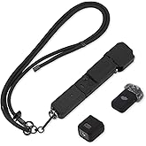 Flymile Pocket 3 Silicone Cover & Lanyard, Protective Case Crossbody Strap for DJI OSMO Pocket 3 Accessories