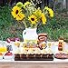 Levfla 24pcs Beer Mug Cupcake Toppers